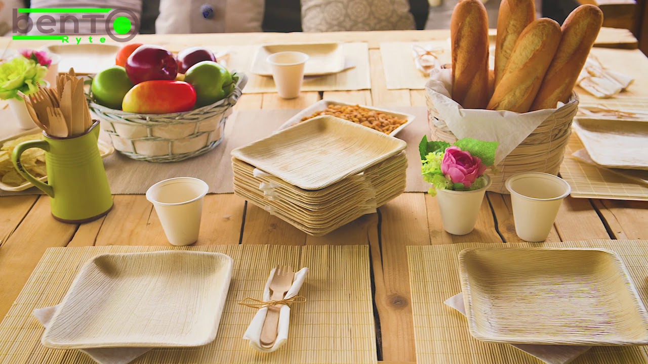 leaf plates and bowls