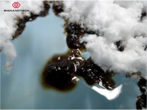 N-Fiber Oil Absorbent Cotton absorbs oil without absorbing water and remains buoyant even when fully saturated with oil