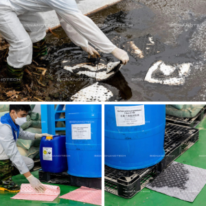 Bignanotech Absorbent Pads for Oil & Chemical Spills