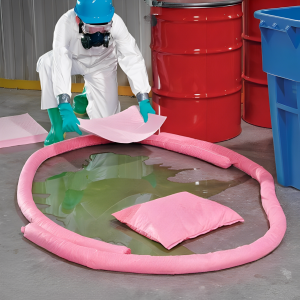 Gối thấm hóa chất H-Fiber HW23 màu hồng