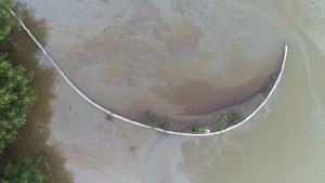 N-FIBER oil absorption, fast oil spill cleanup, Bignanotech absorbent material