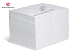 N-Fiber Oil absorbent pad controls oil spill effectively 