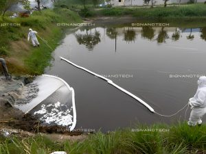 Oil Absorbent Boom from Bignanotech