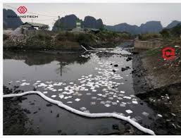 Bignanotech N-Fiber Oil Absorbent Pad in action