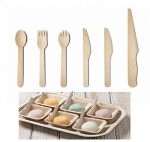 N-Leaf wooden cutlery