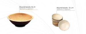 Round bowls
