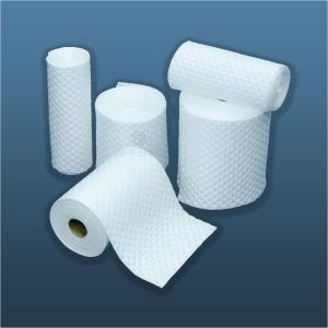 Cuộn thấm dầu N-Fiber với thiết kế màu trắng cùng lỗ nhỏ giúp thấm hút nhanh chóng chỉ trong vài giây